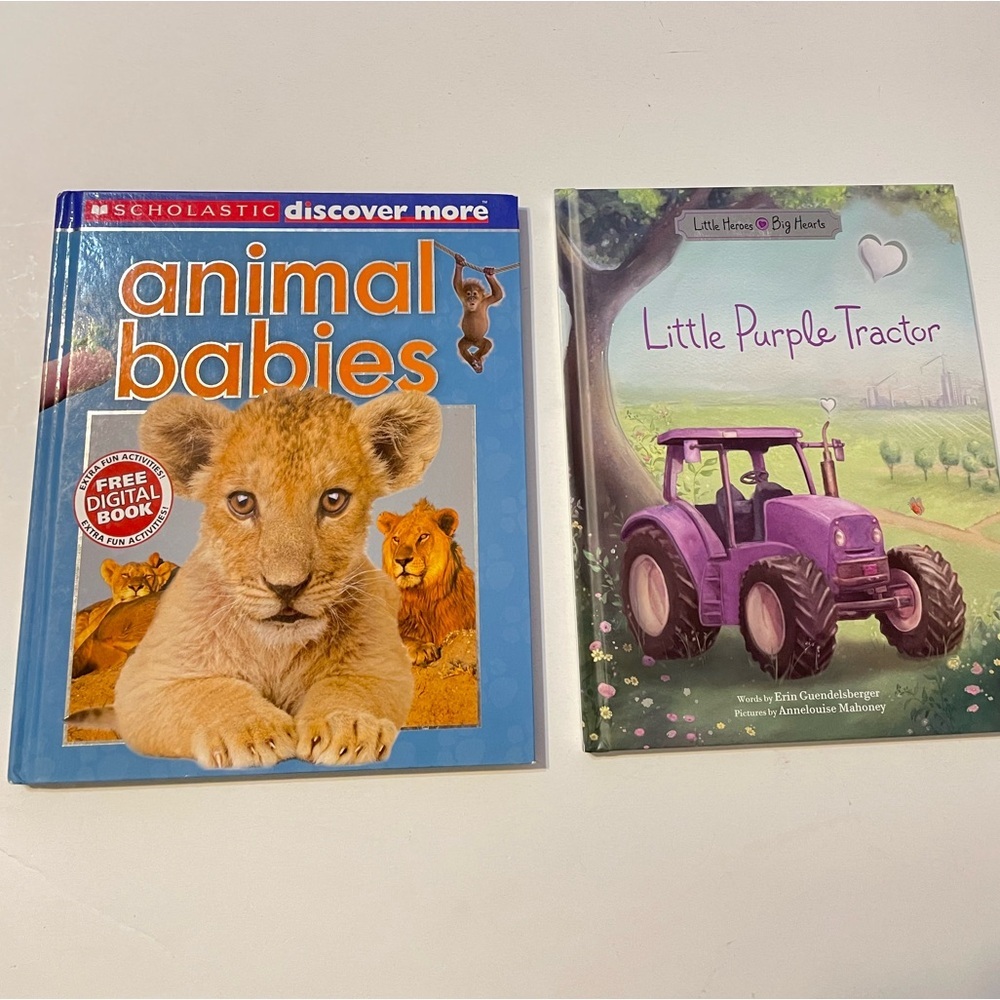 Scholastic Animal Babies (Discover More), Little Purple Tractor kids Books